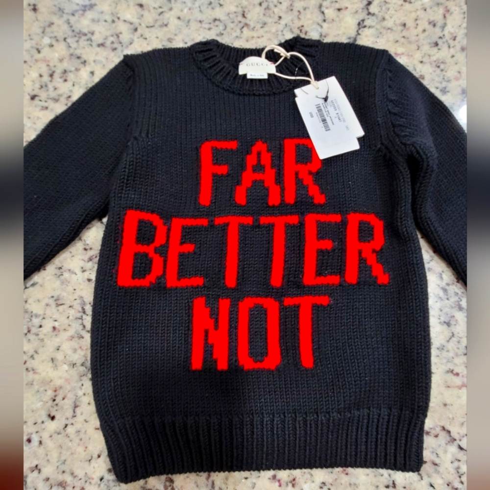 Gucci Kids Wool Sweater Sz 4